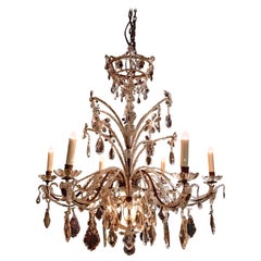 19th Century Crystal Chandelier