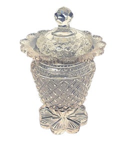 19th Century Crystal Mustard Pot