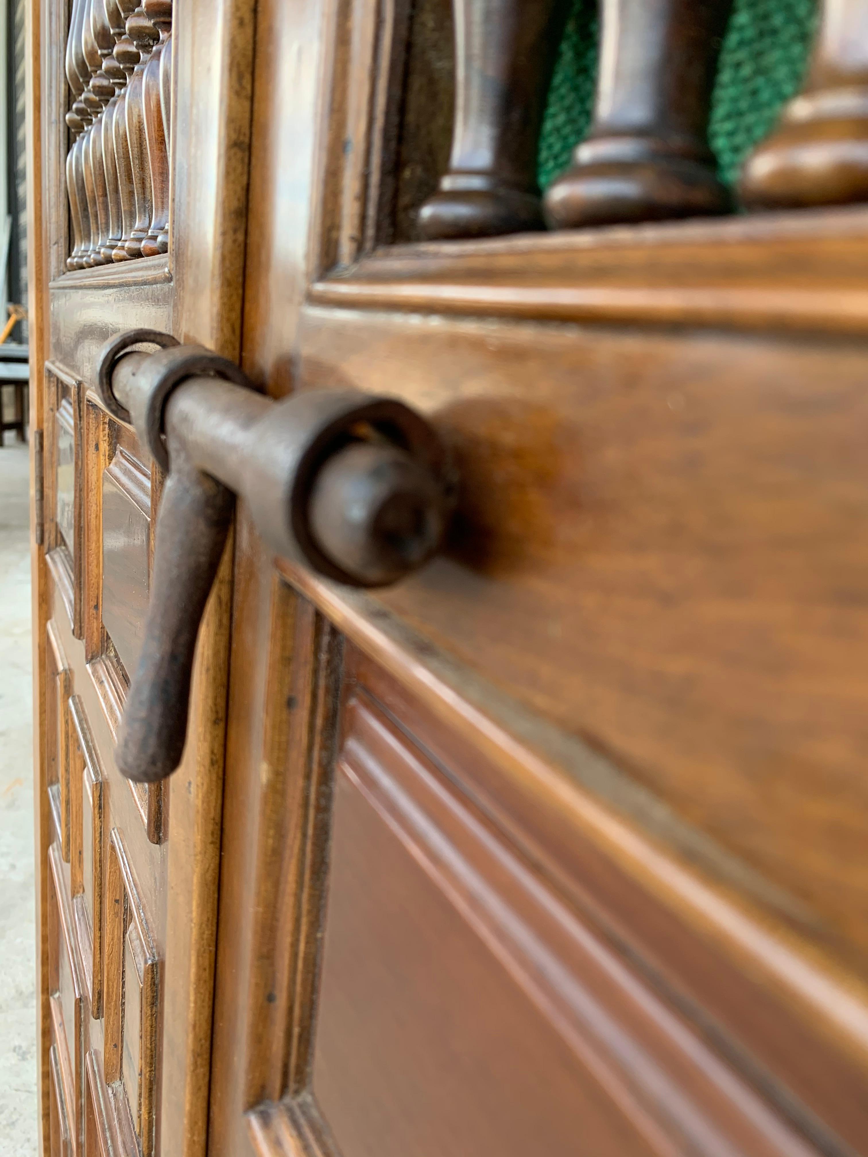 19th Century Cupboard or Cabinet, Walnut, Castillian Influence, Spain, Restored For Sale 4