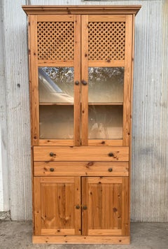 19th Century Cupboard or Cabinet, Walnut, Castillian Influence, Spain, Restored