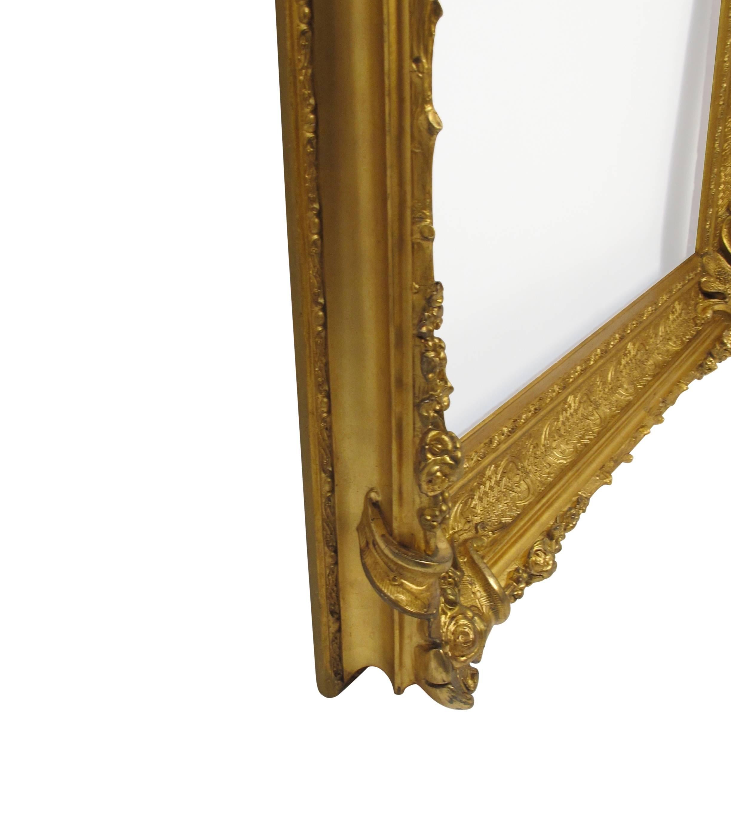  Large 19th Century Custom Museum Gilt painting/mirror Frame 3