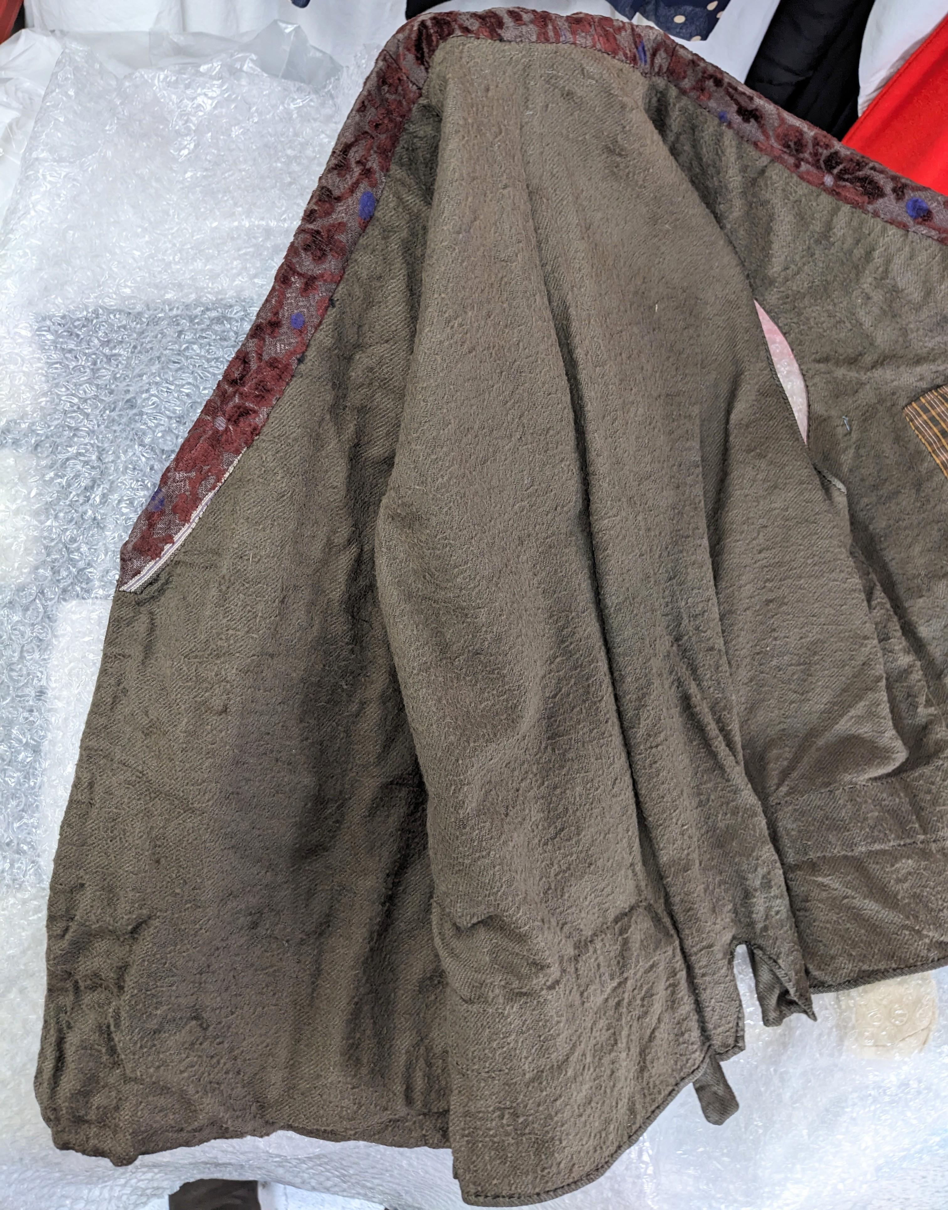 19th Century Cut Velvet Brocade Vest For Sale 5