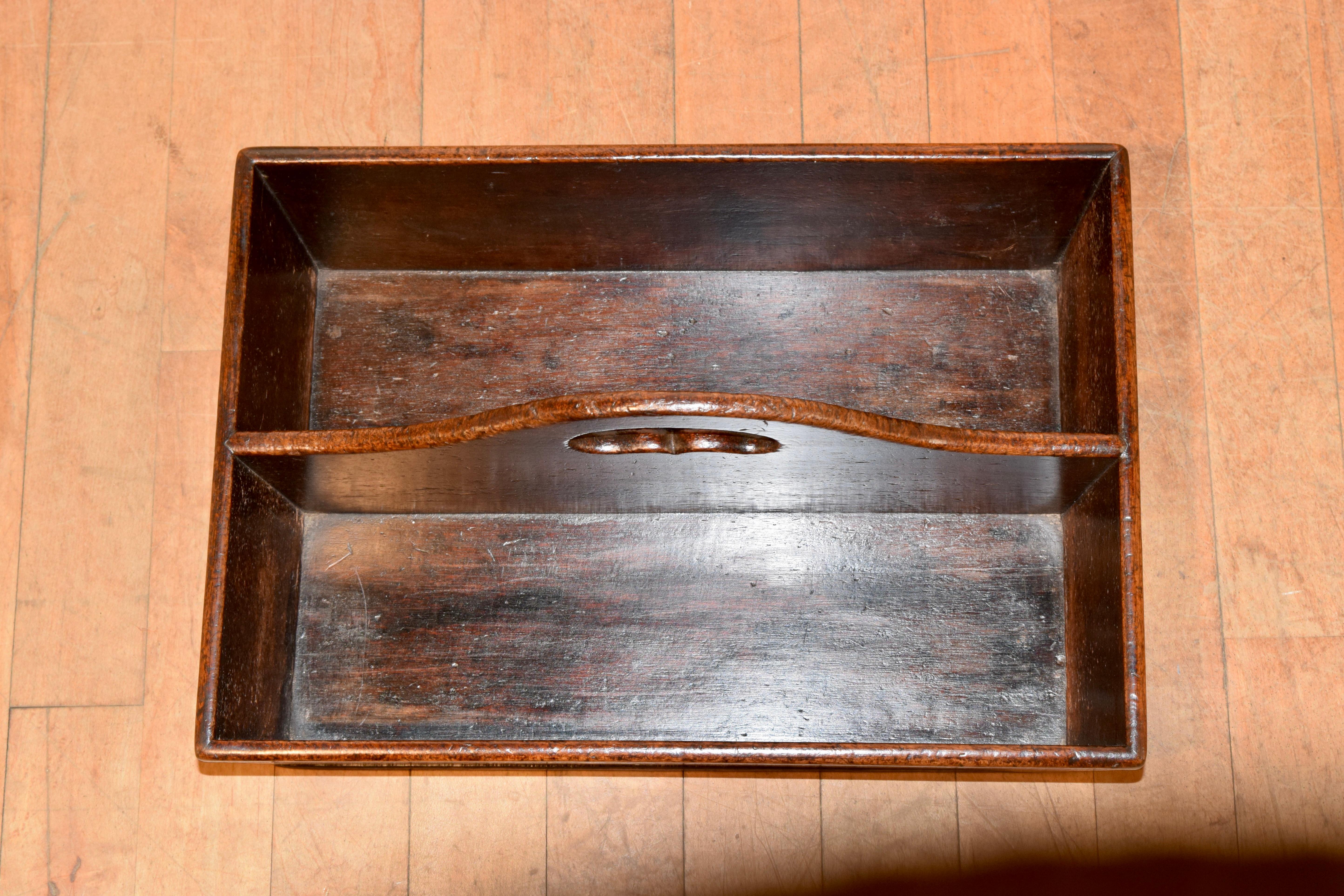 19th Century Cutlery Caddy 1