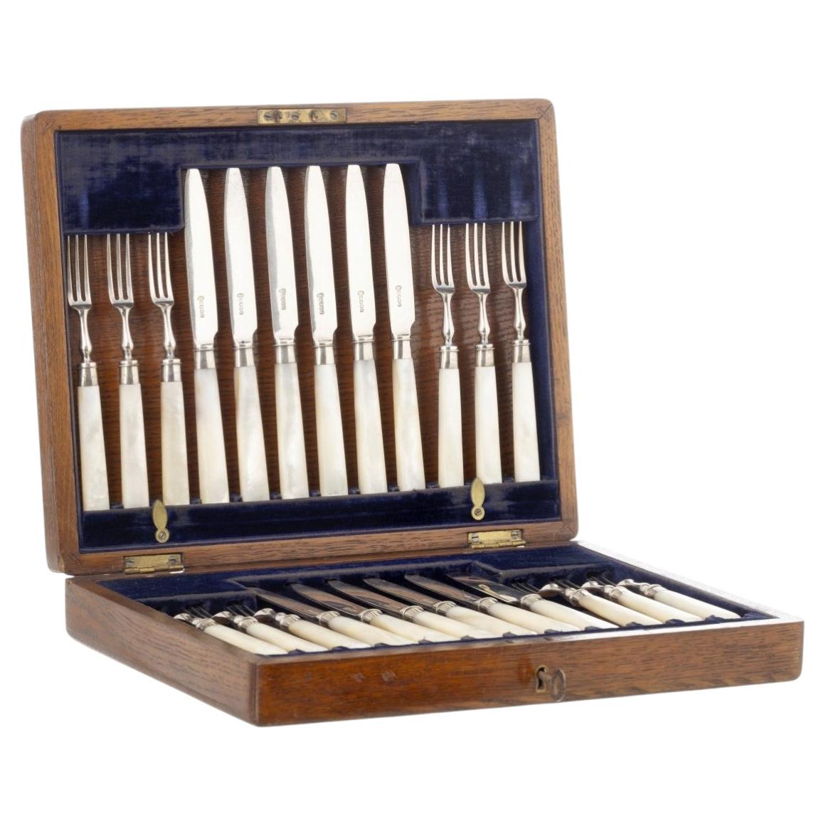 19th Century - Cutlery Set - Zachariah Barraclough & Sons