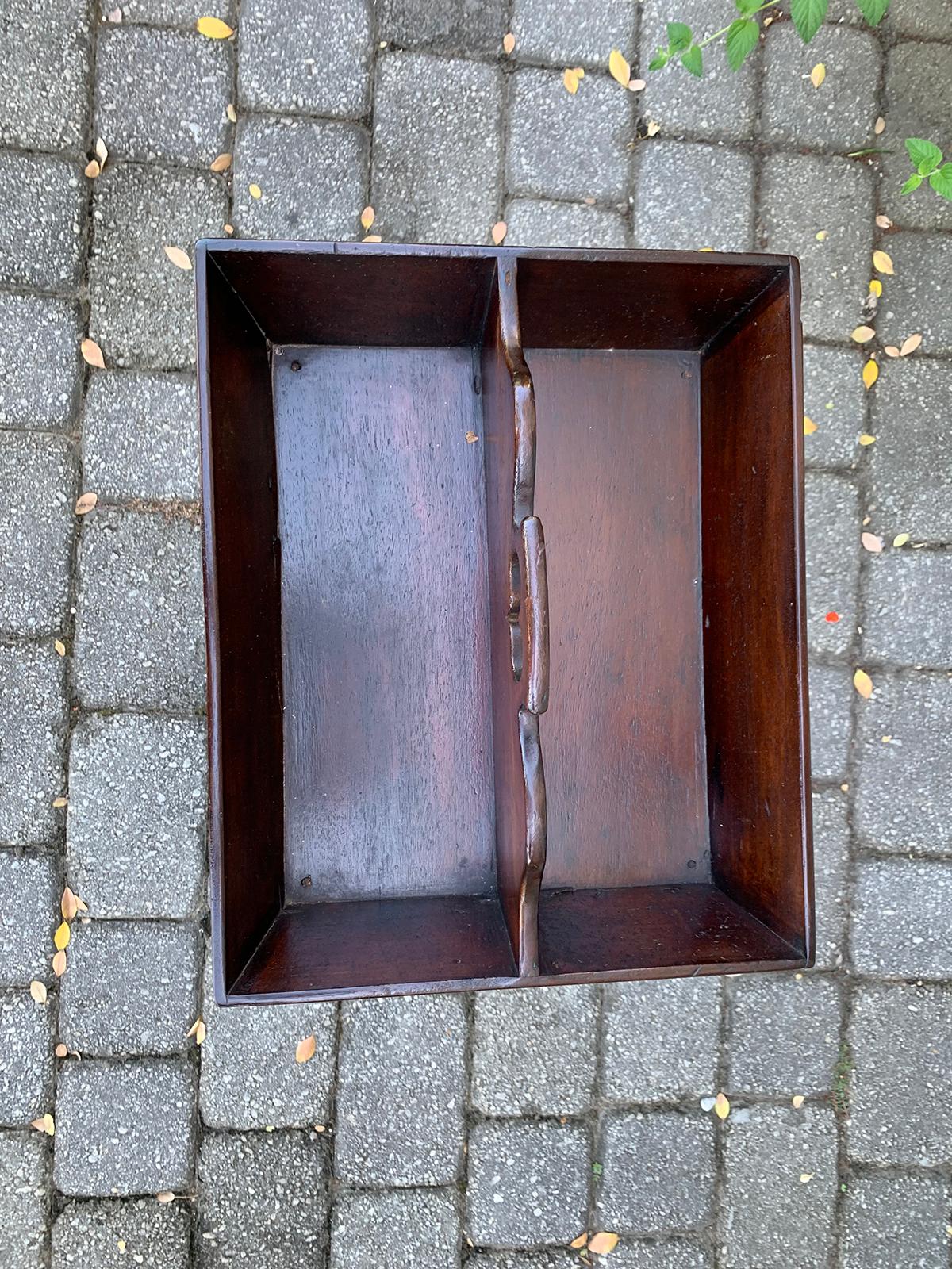19th Century Cutlery Tray on Stand For Sale 1