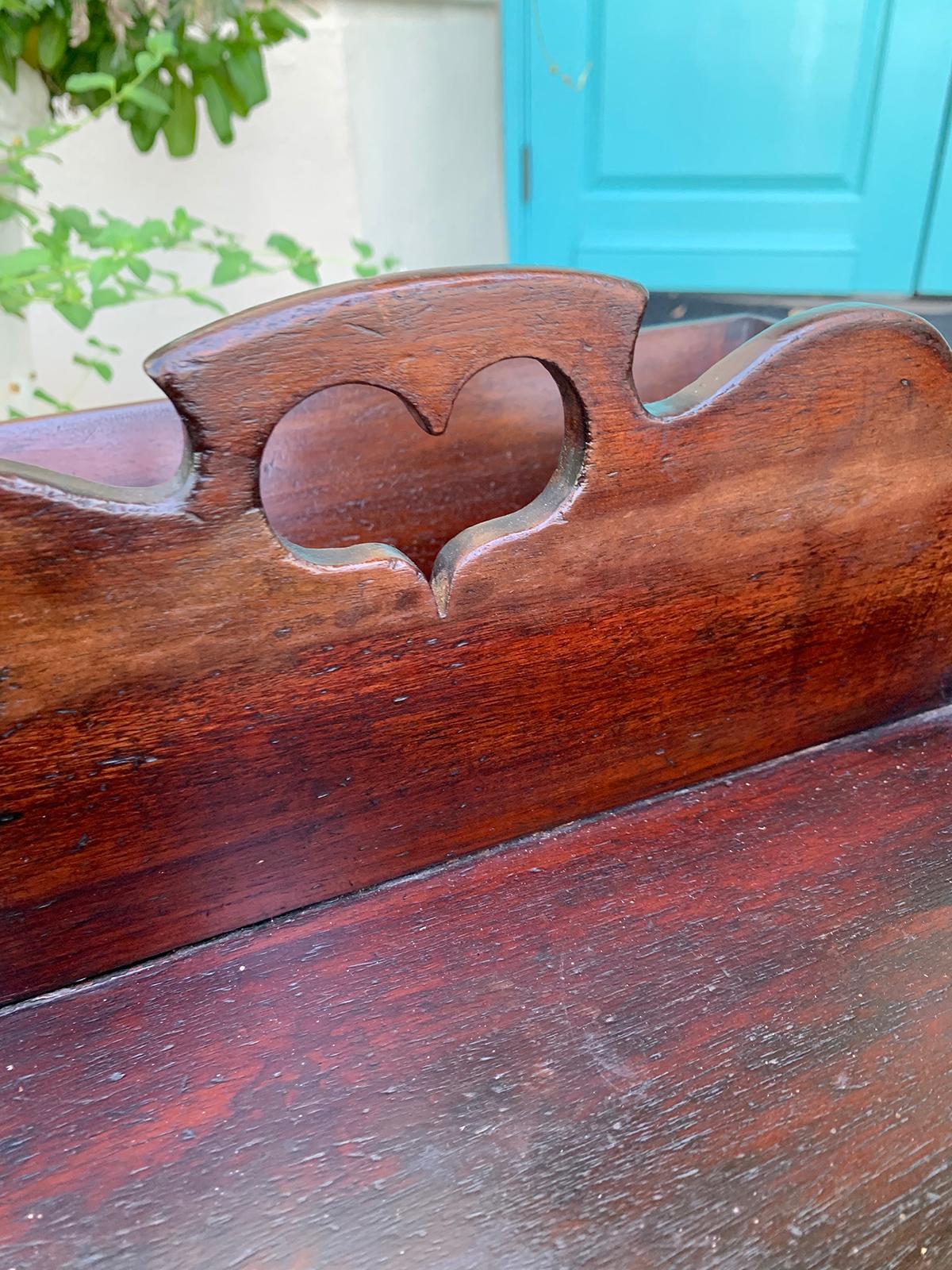 19th Century Cutlery Tray on Stand For Sale 3
