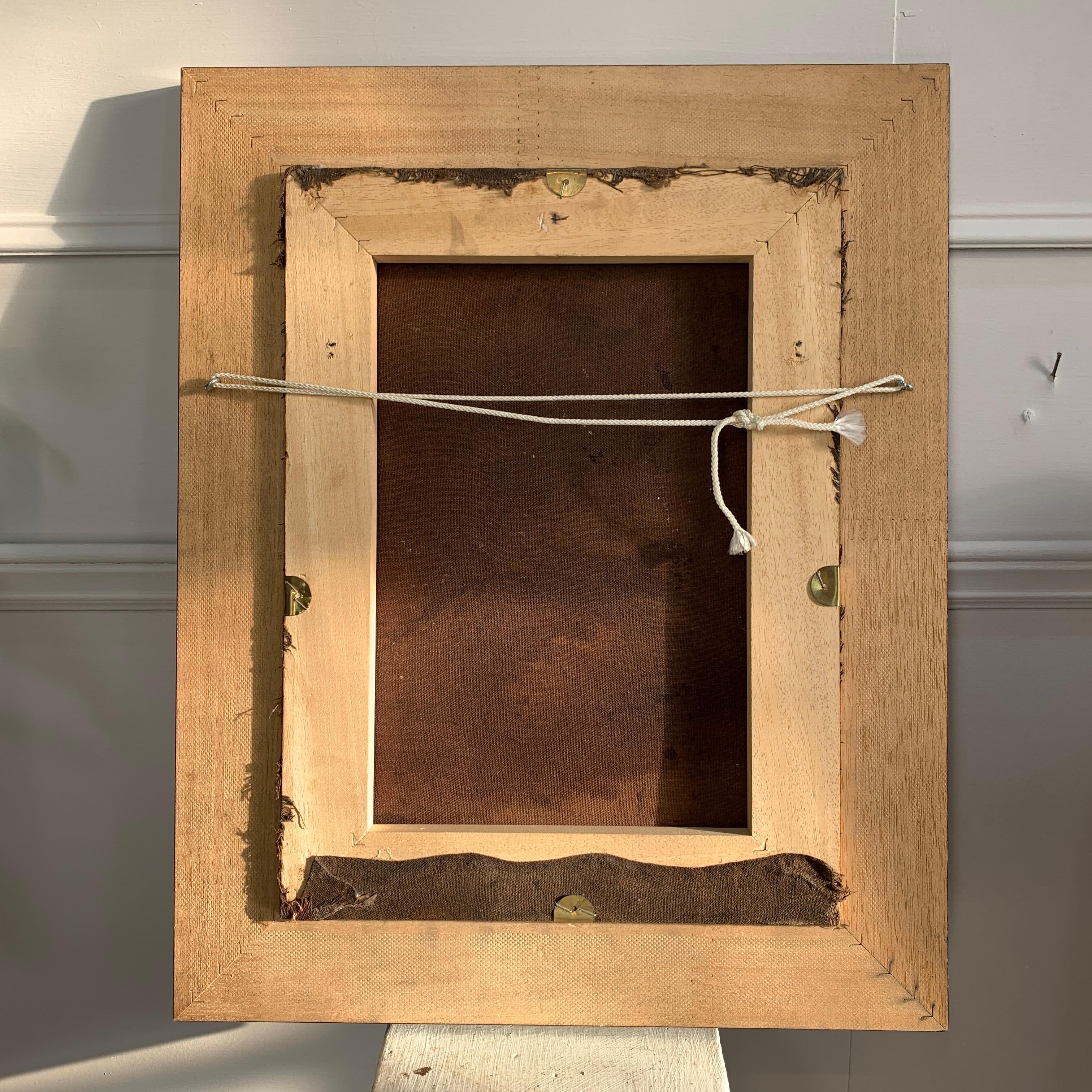 Siglo XIX Óleo sobre lienzo de la Escuela Cuzqueña Arcángel Miguel en venta 4