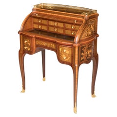 Used 19th Century Cylinder Bureau by François Linke in the Louis XV Style