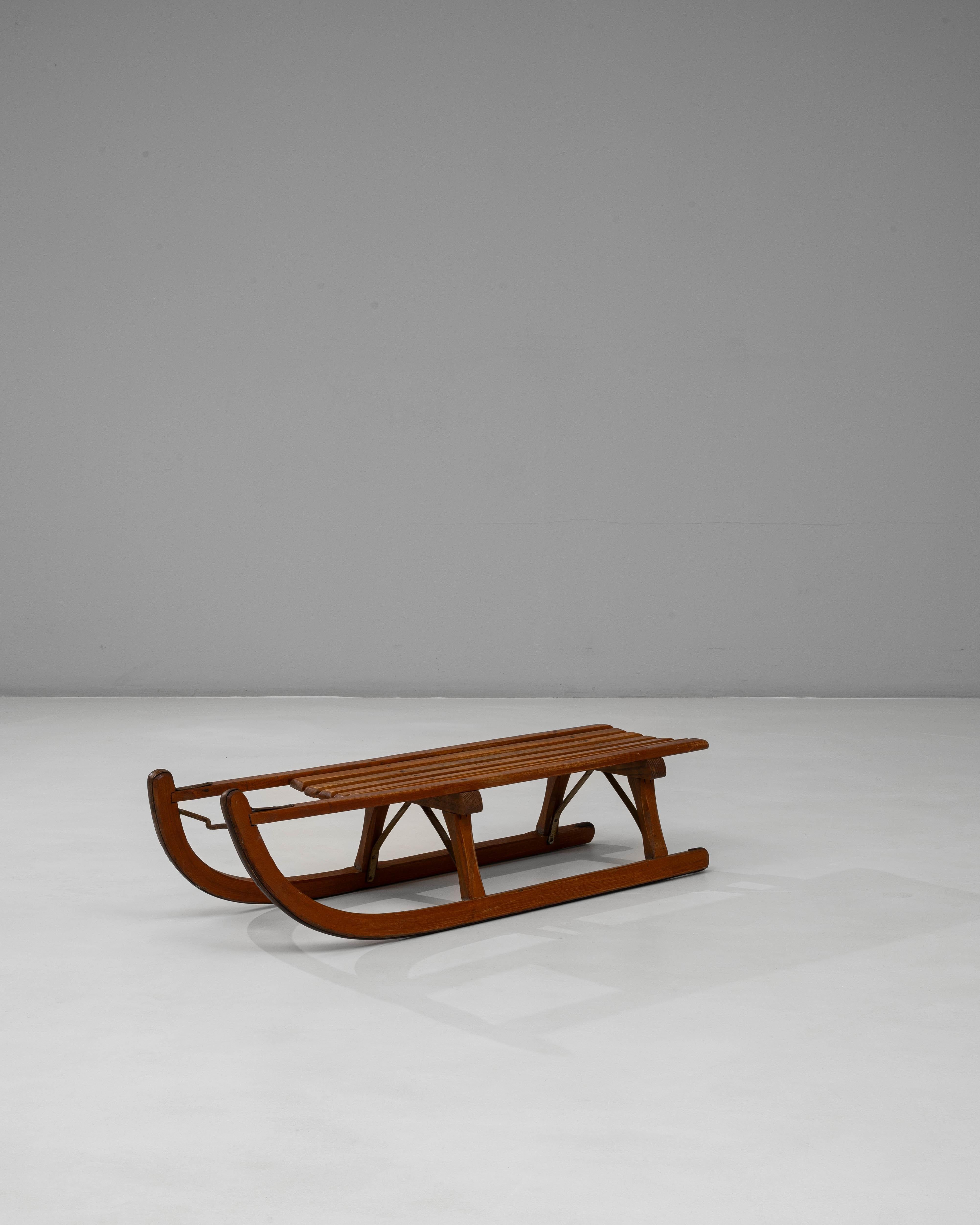 XIXe siècle Traîneau en bois courbé tchèque du 19e siècle en vente