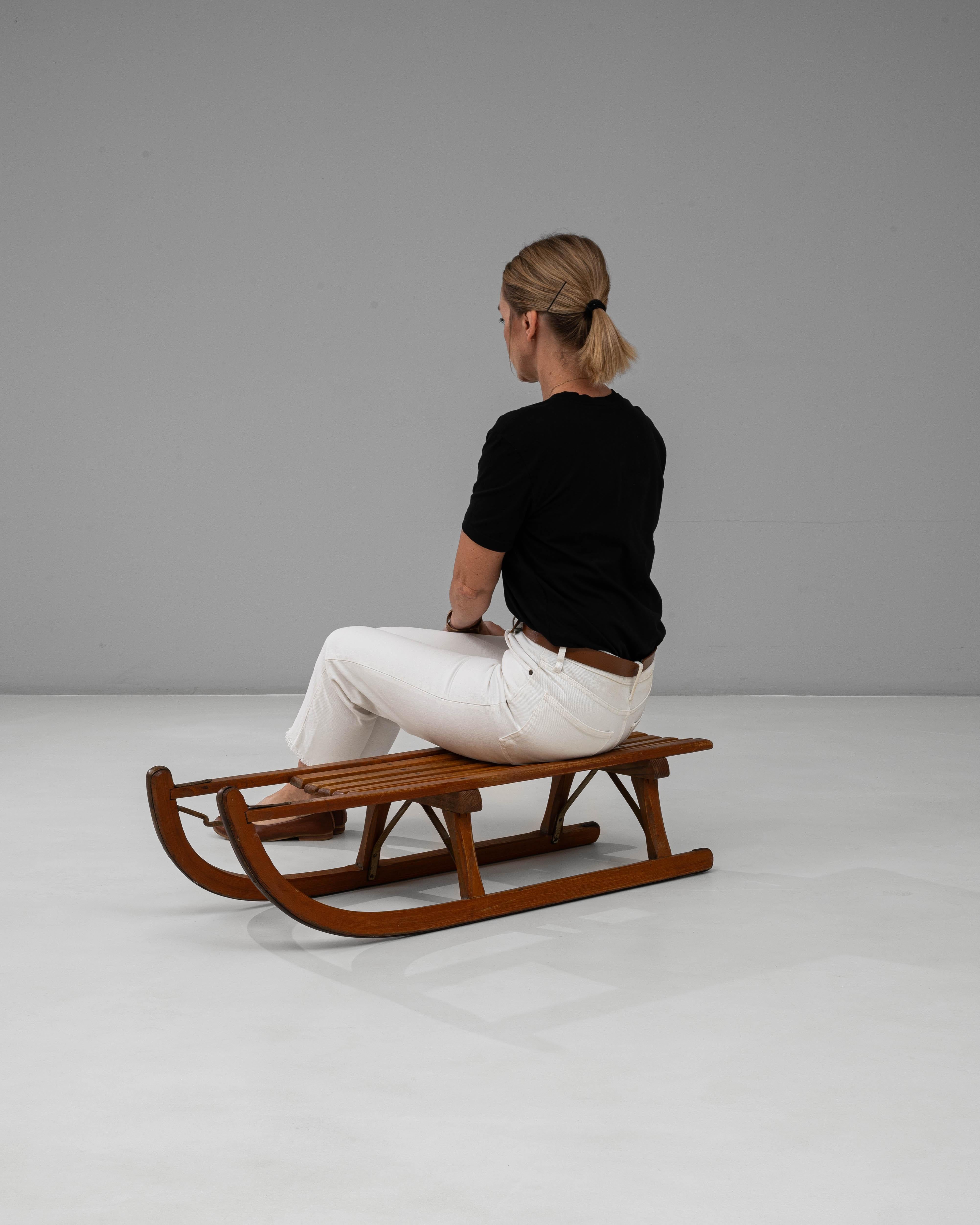 Bois cintré Traîneau en bois courbé tchèque du 19e siècle en vente