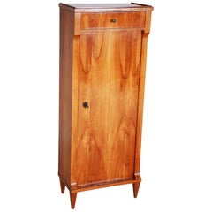 Commode Biedermeier de Bohème tchèque du 19e siècle, Vertiko, cerisier, 1820