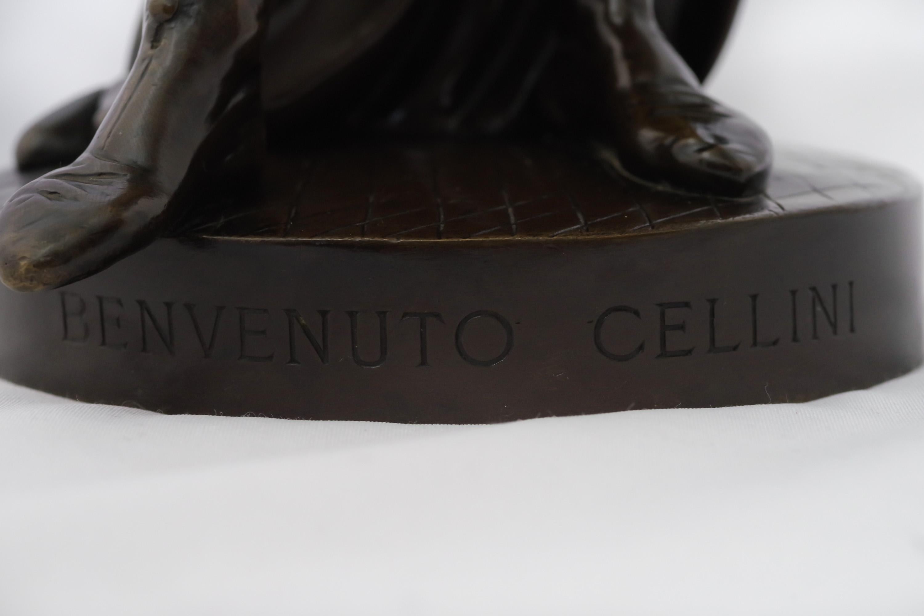 Sculptures de Da Vinci et Cellini du 19ème siècle de Carrier-Belleuse en vente 12