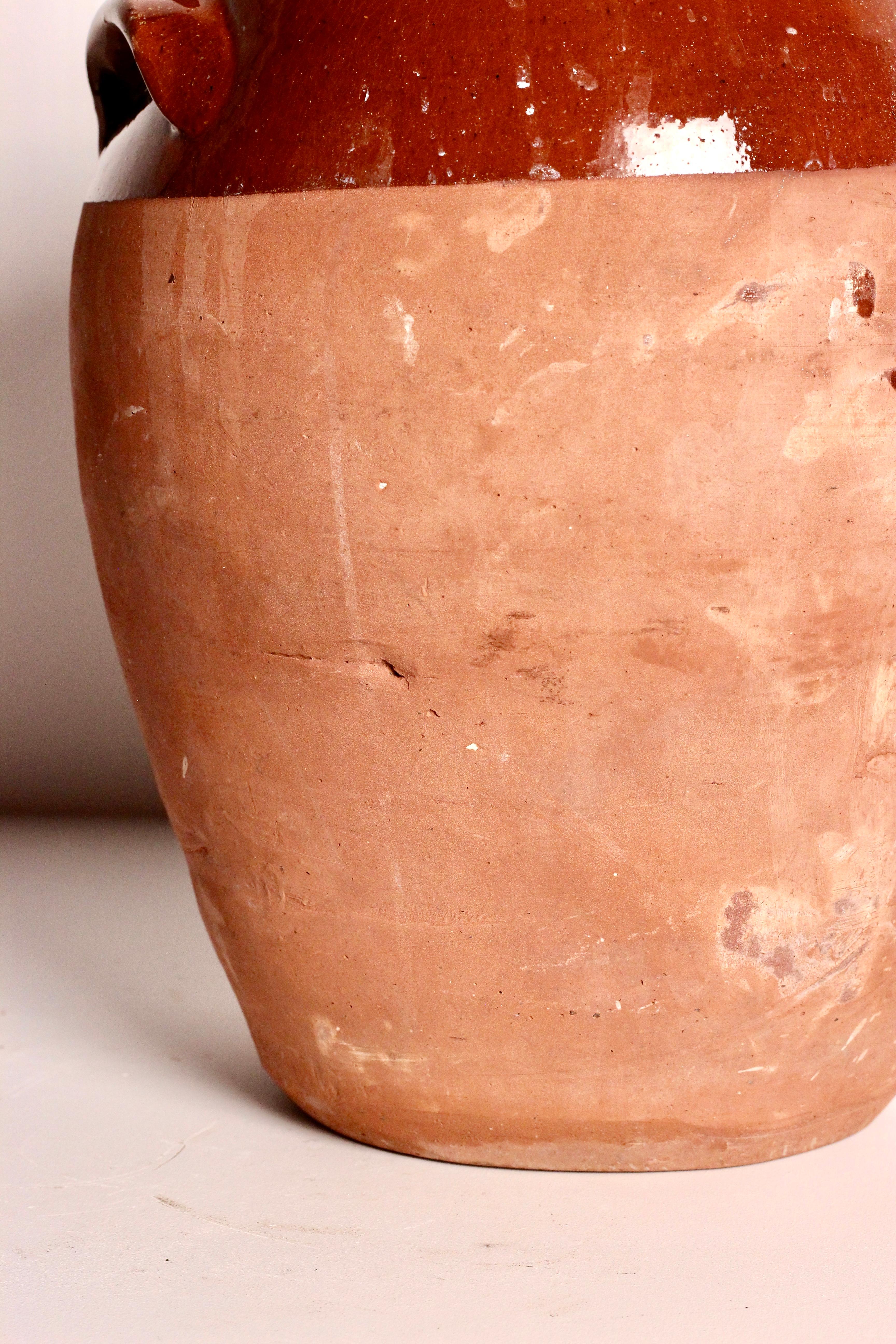Fait main Cruche à lait surdimensionnée à deux anses du 19e siècle - Artisanat du patrimoine anglais en vente
