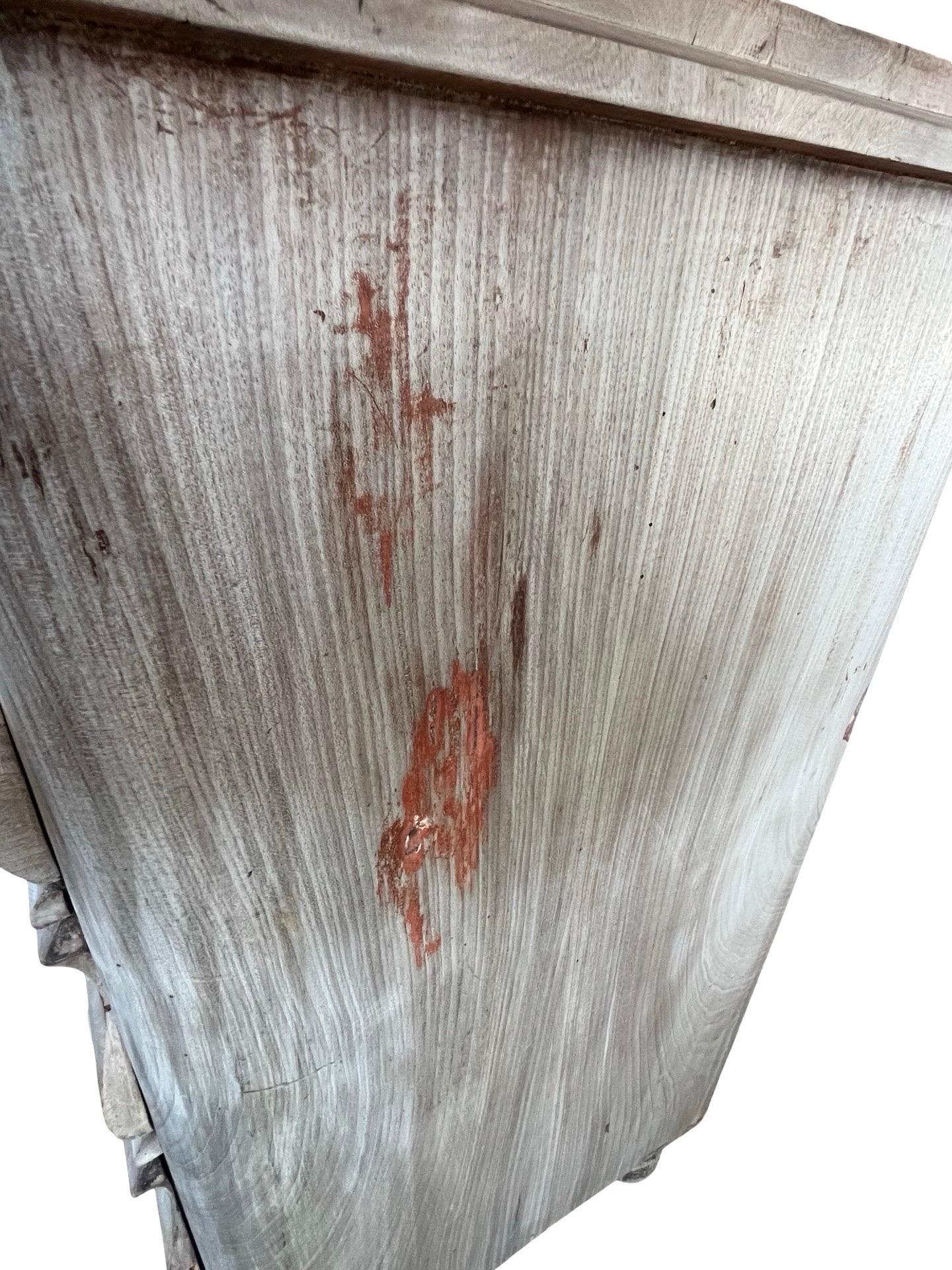 19th Century Danish Biedermeier Bleached Mahogany Secretary For Sale 8