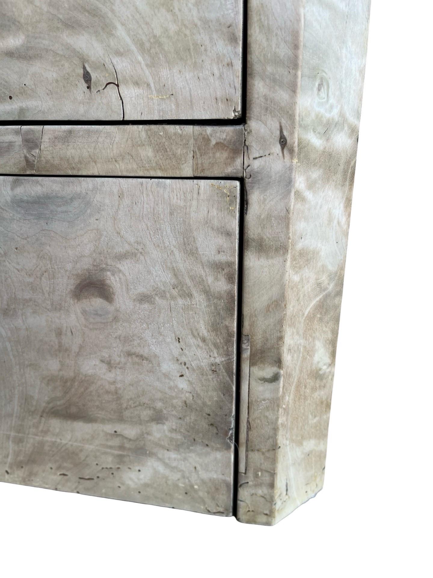 19th Century Danish Biedermeier Bleached Maple Chest of Drawers en vente 8
