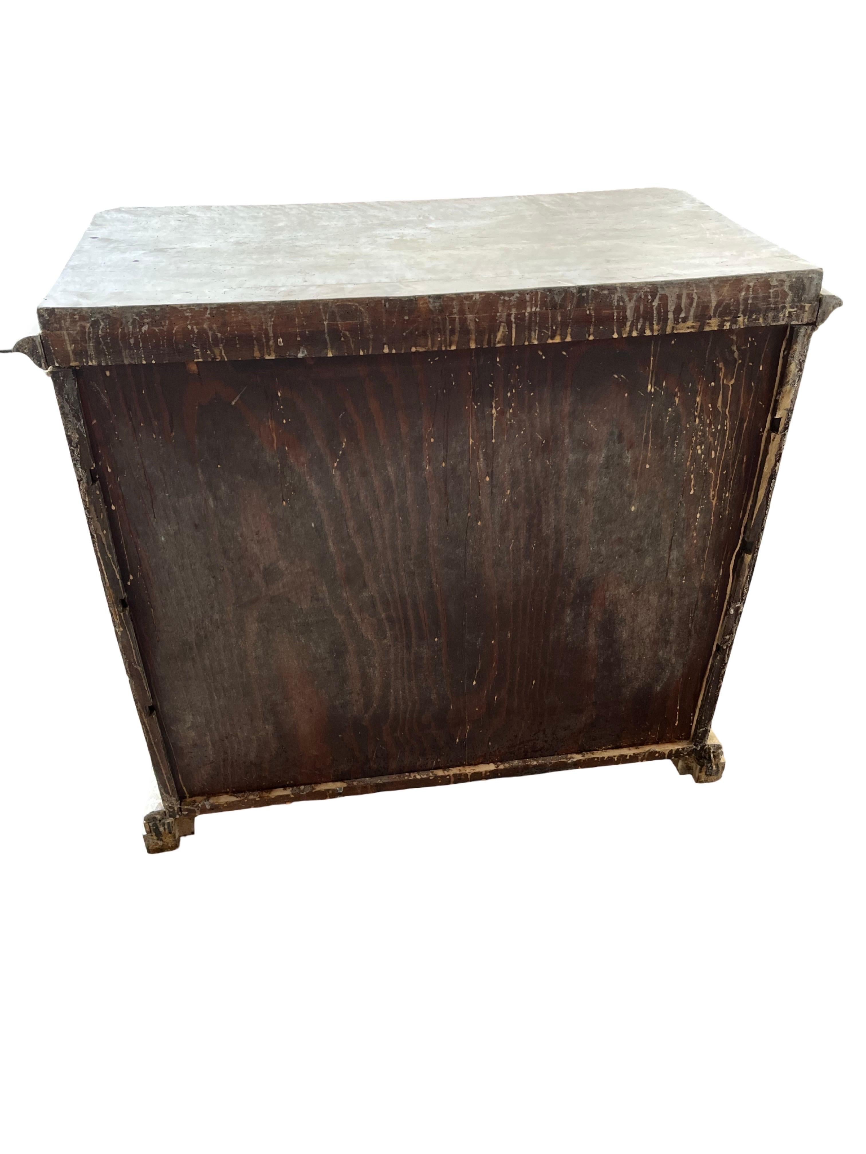 Sbiancato Cassettone danese Biedermeier in acero sbiancato del XIX secolo in vendita