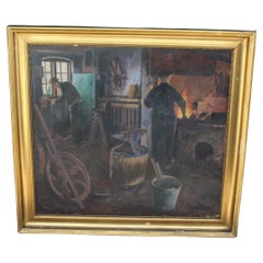 Forja negra danesa del siglo XIX de Edvard Petersen