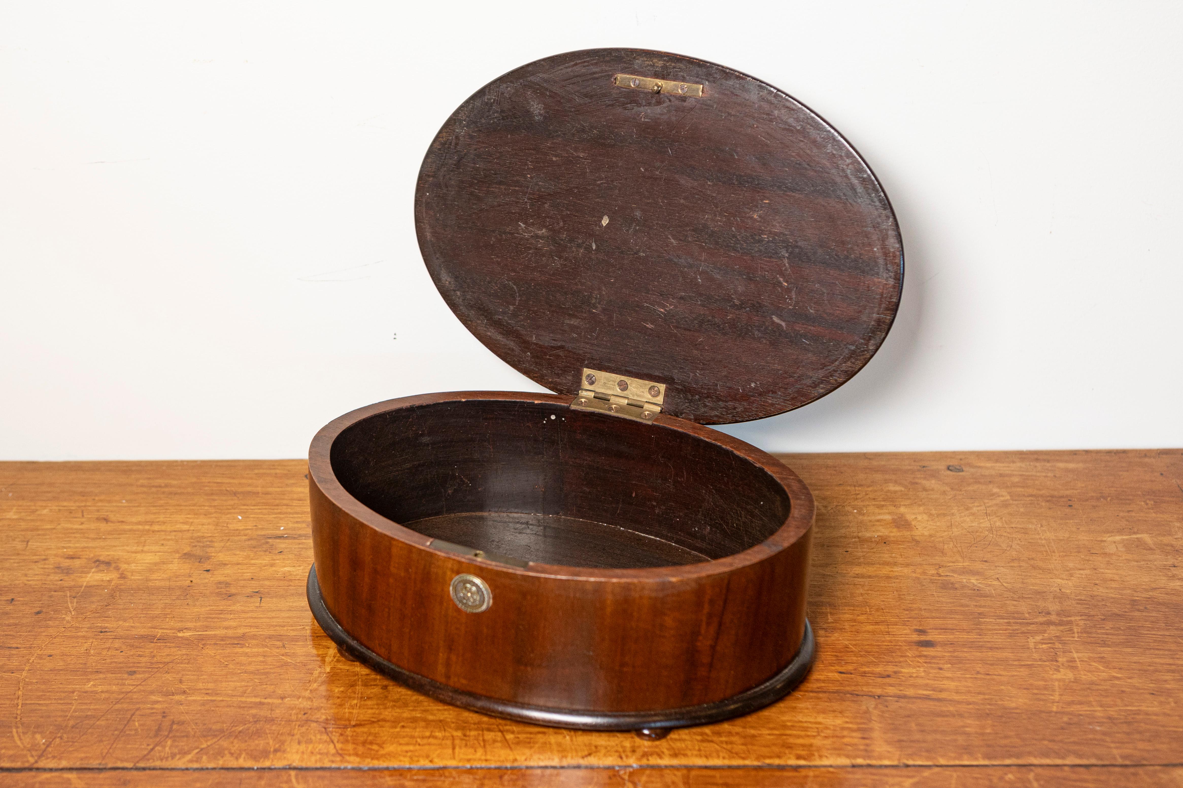 Walnut 19th Century Danish Box Circa 1880 For Sale