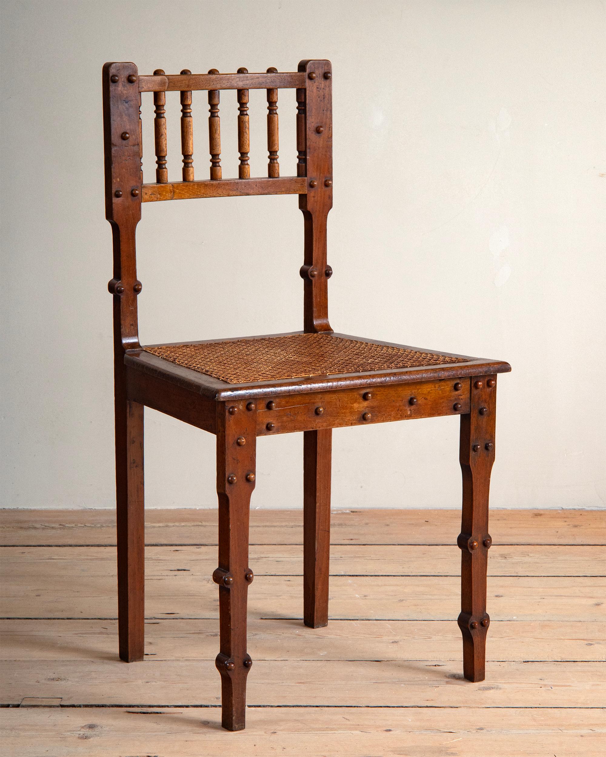 Scandinavian Modern 19th Century Danish Chairs by Architect Michael Gottlieb Bindesbøll For Sale