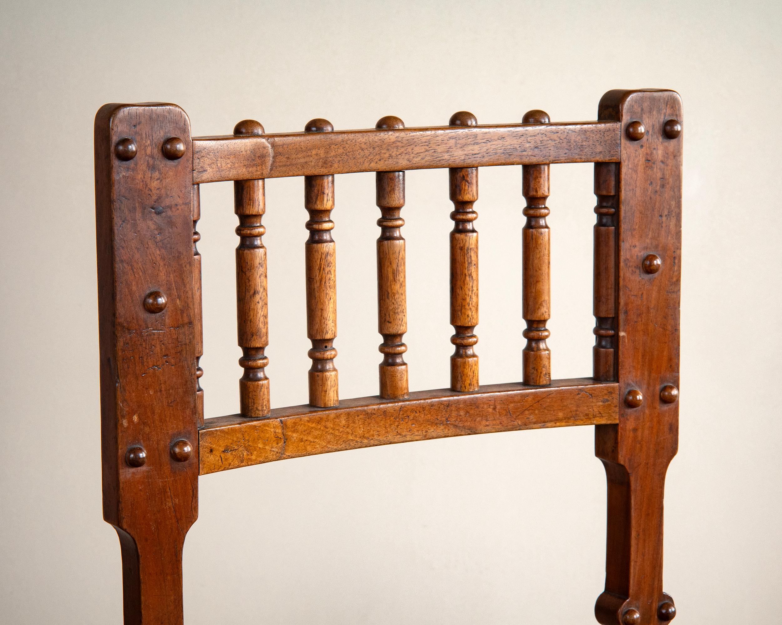 Hand-Crafted 19th Century Danish Chairs by Architect Michael Gottlieb Bindesbøll For Sale