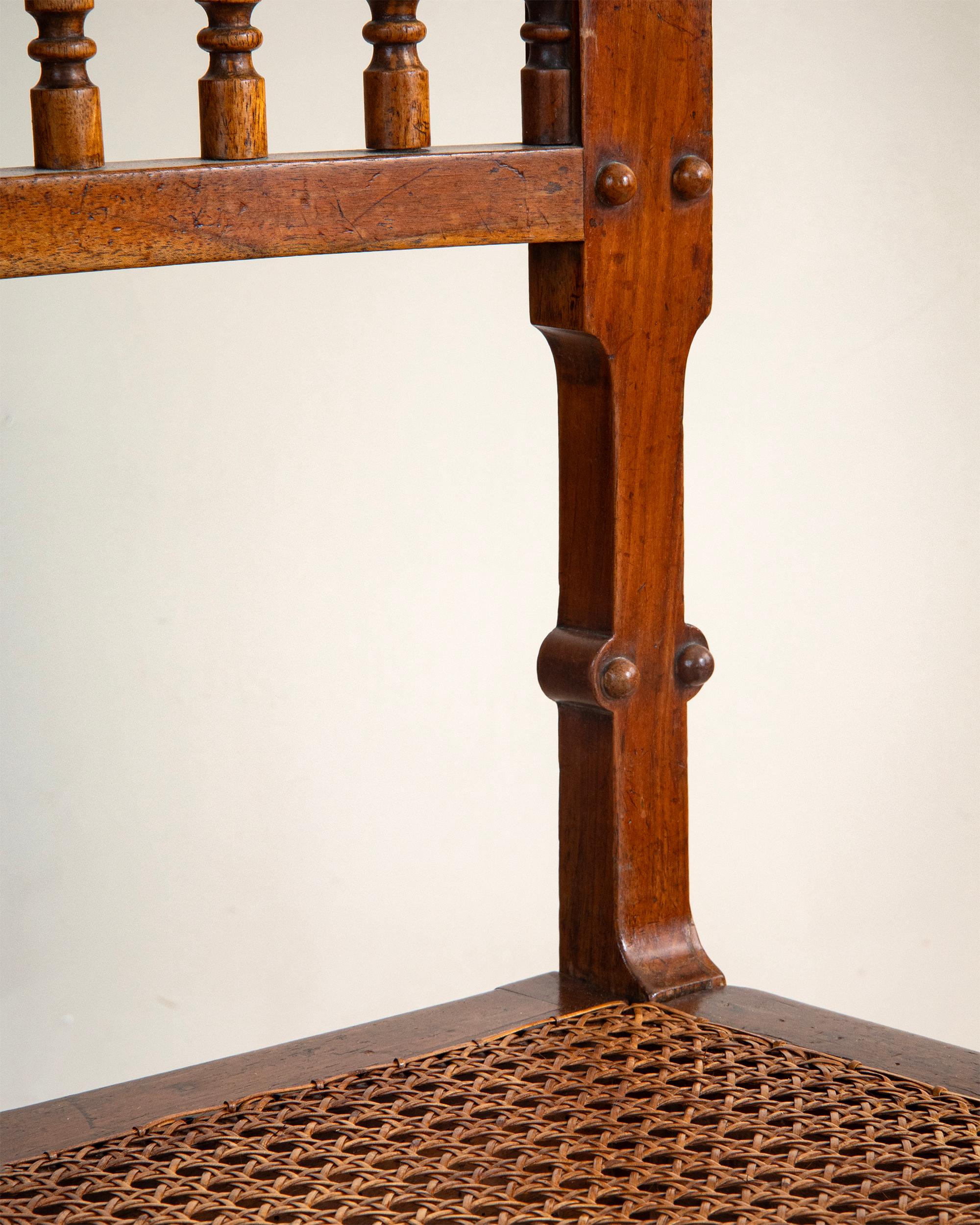 19th Century Danish Chairs by Architect Michael Gottlieb Bindesbøll In Good Condition For Sale In Allerum, SE