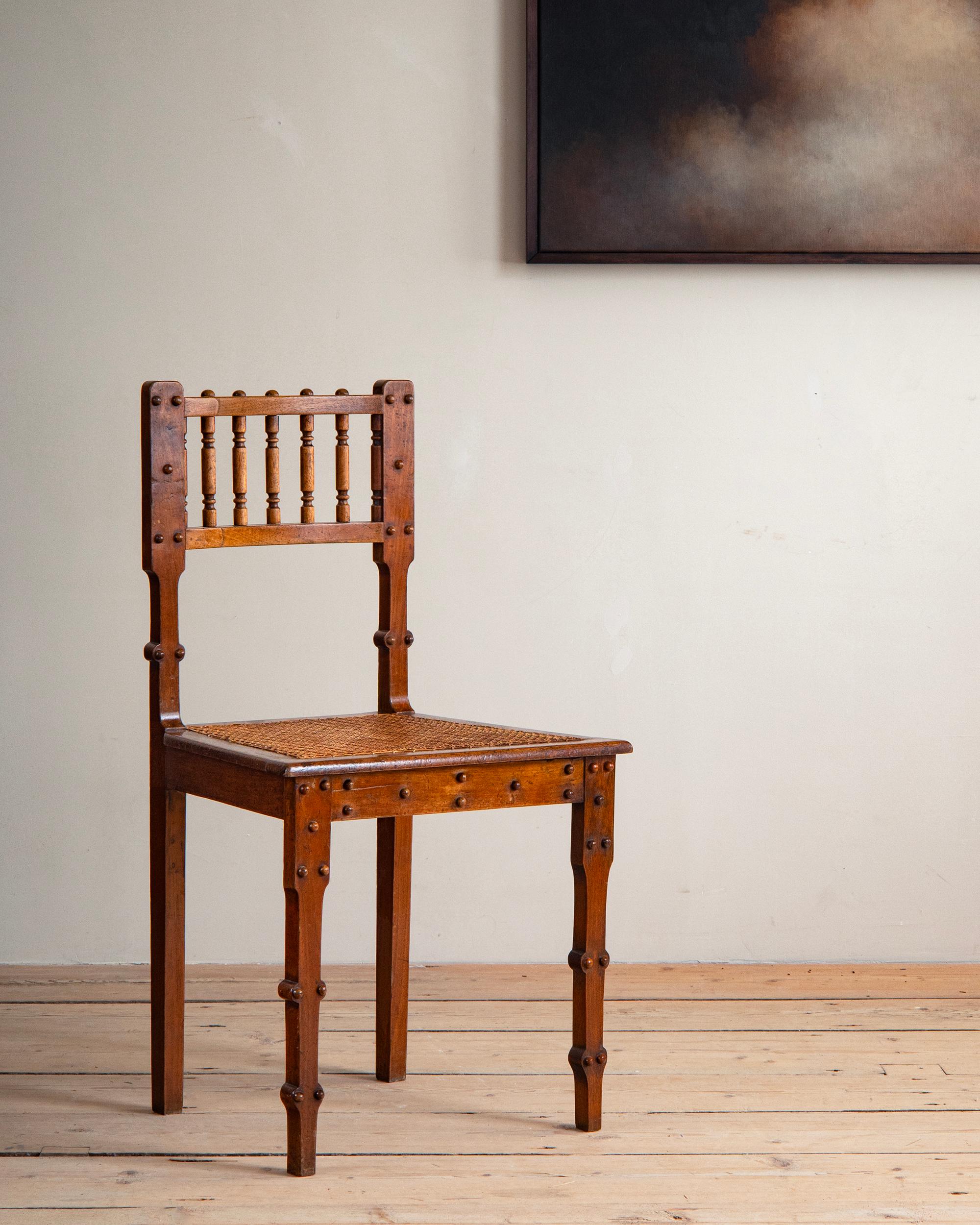 19th Century Danish Chairs by Architect Michael Gottlieb Bindesbøll For Sale 2
