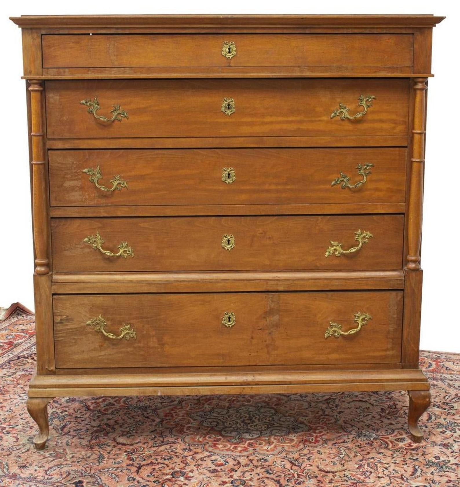 19th Century Danish Chest of Drawers In Good Condition For Sale In Forney, TX