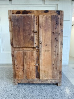 19th Century Danish Elm Cabinet