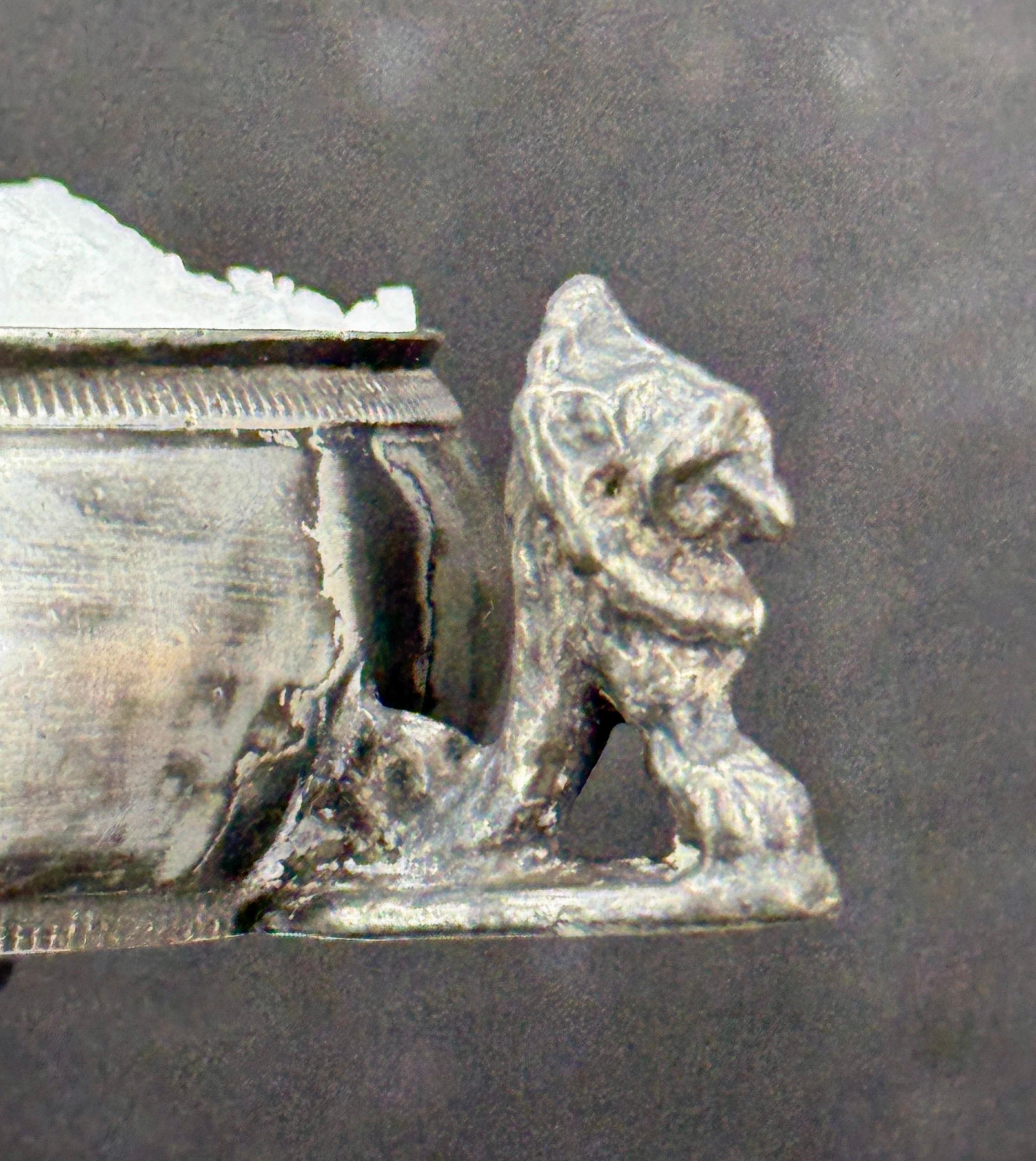 Vaso per sale e pepe in peltro dell'Impero danese del XIX secolo in vendita 4