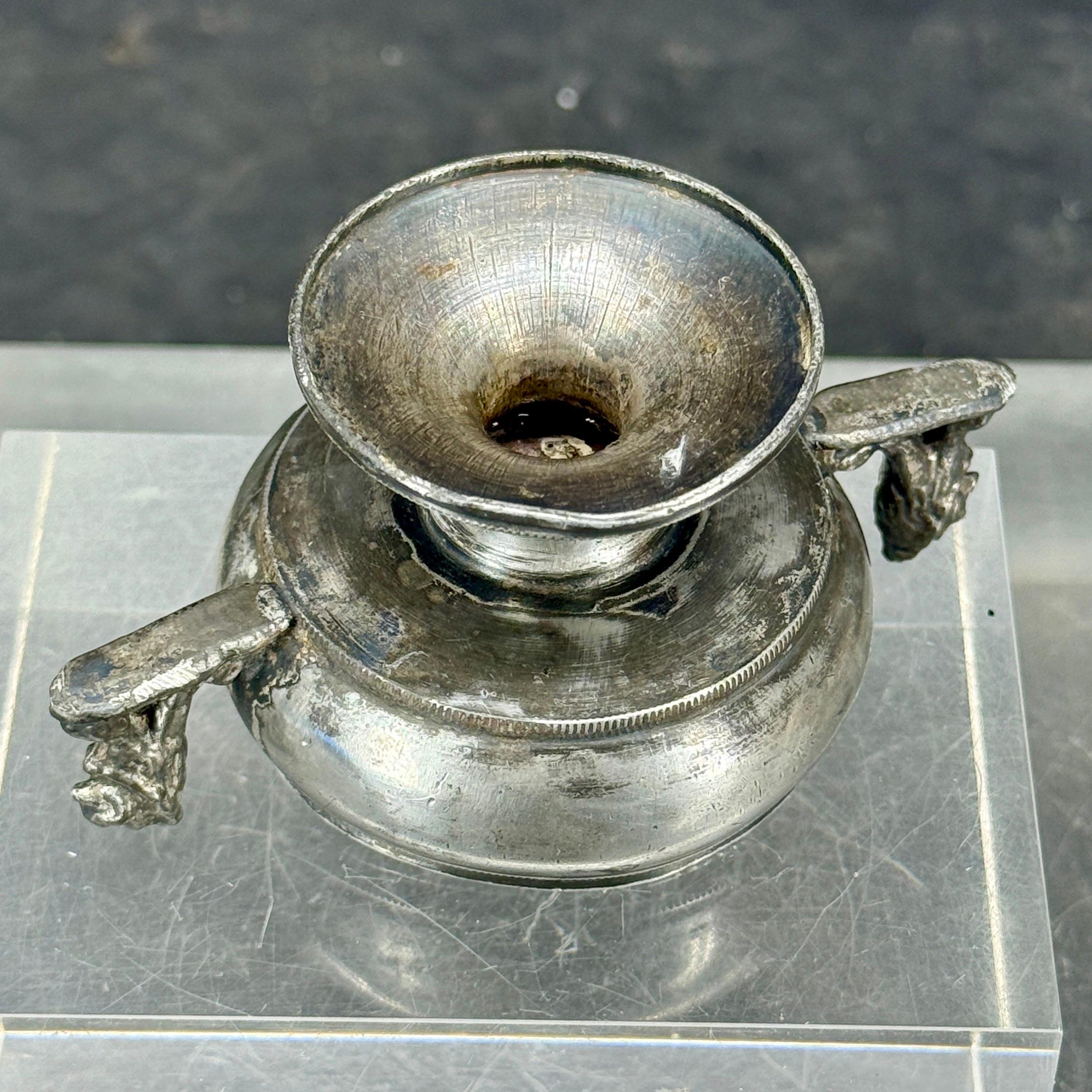 Vaso per sale e pepe in peltro dell'Impero danese del XIX secolo in vendita 11