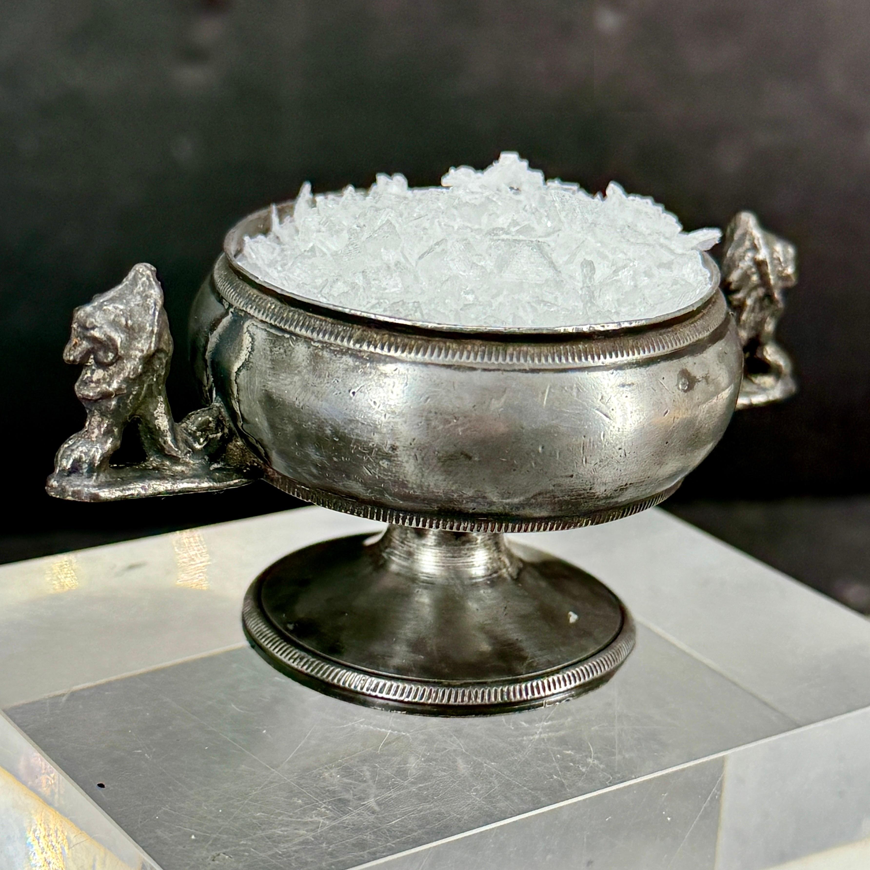 Danese Vaso per sale e pepe in peltro dell'Impero danese del XIX secolo in vendita