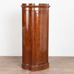 19th Century Danish Mahogany Narrow Column Cabinet