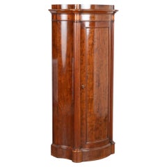 19th Century Danish Mahogany Narrow Column Cabinet