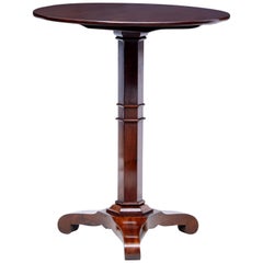 19th Century Danish Mahogany Round Tilt-Top Table