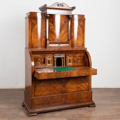19th Century Danish Mahogany Secretary Bureau