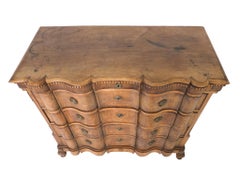 Dänische Eichen-Kommode aus dem 19.