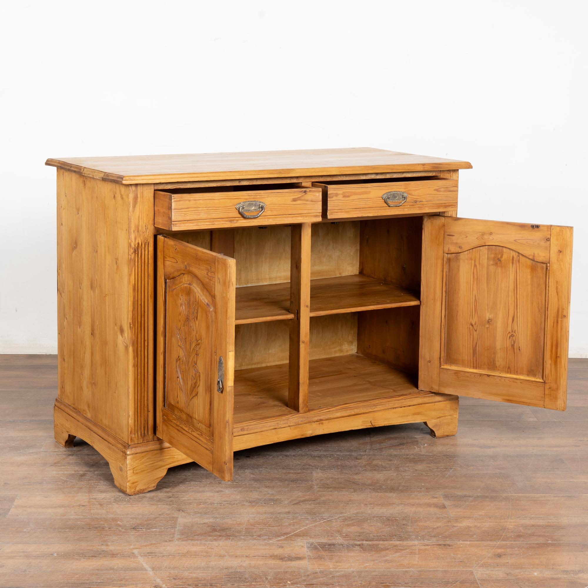 Country 19th Century Danish Pine Sideboard For Sale