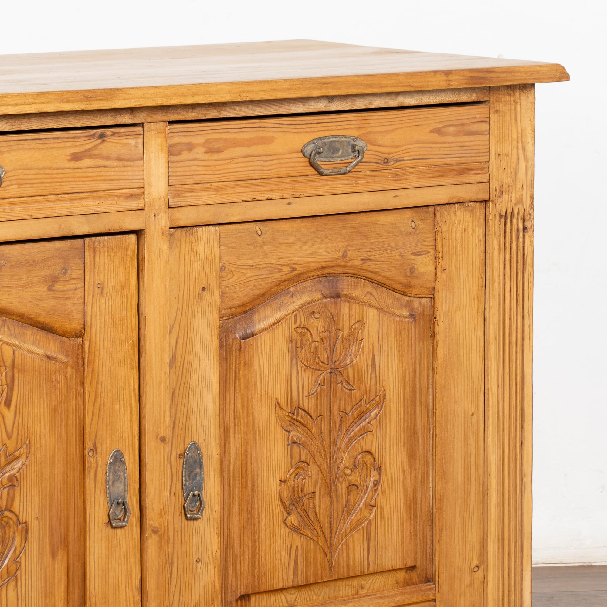 19th Century Danish Pine Sideboard For Sale 3