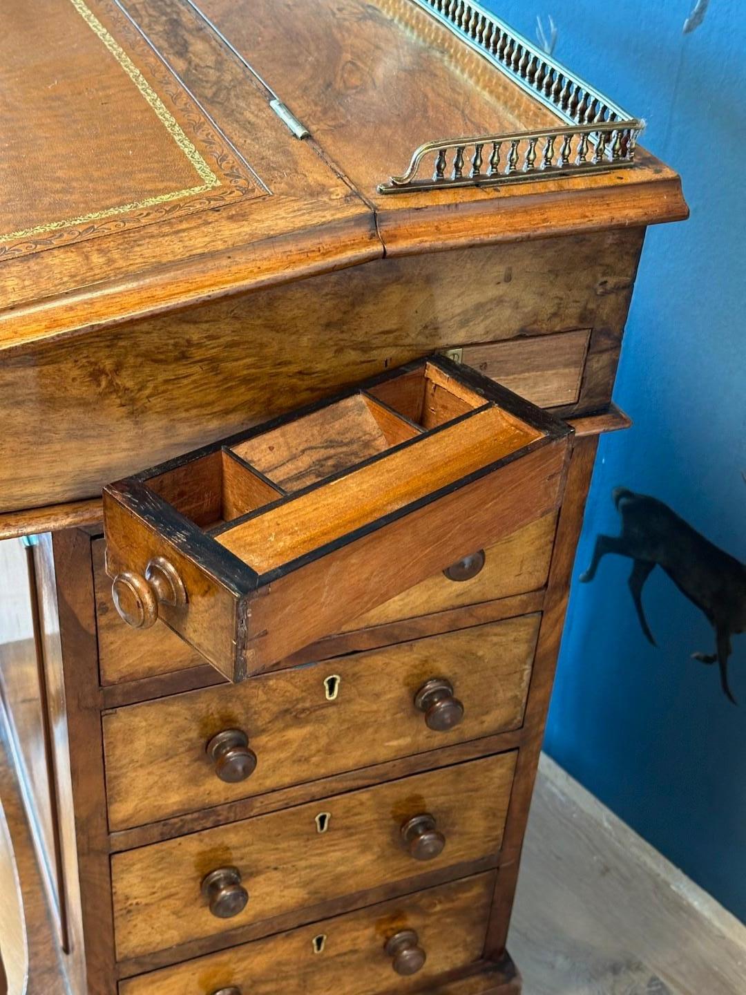 Secretaire Davenport del XIX secolo in vendita 5
