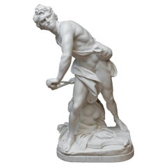 19th Century David Marble sculpture by Ernesto Ermete Gazzeri '1866 -1965'