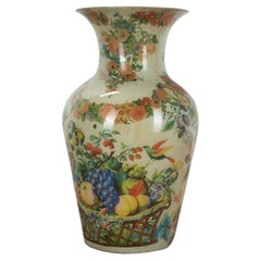 Decalcomania-Vase aus dem 19. Jahrhundert