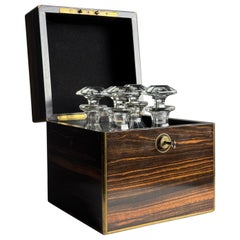 19th century Decanter Box with Braham lock
