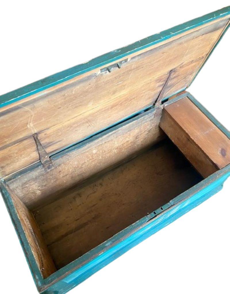 19th Century Decorated Sea Chest For Sale 1