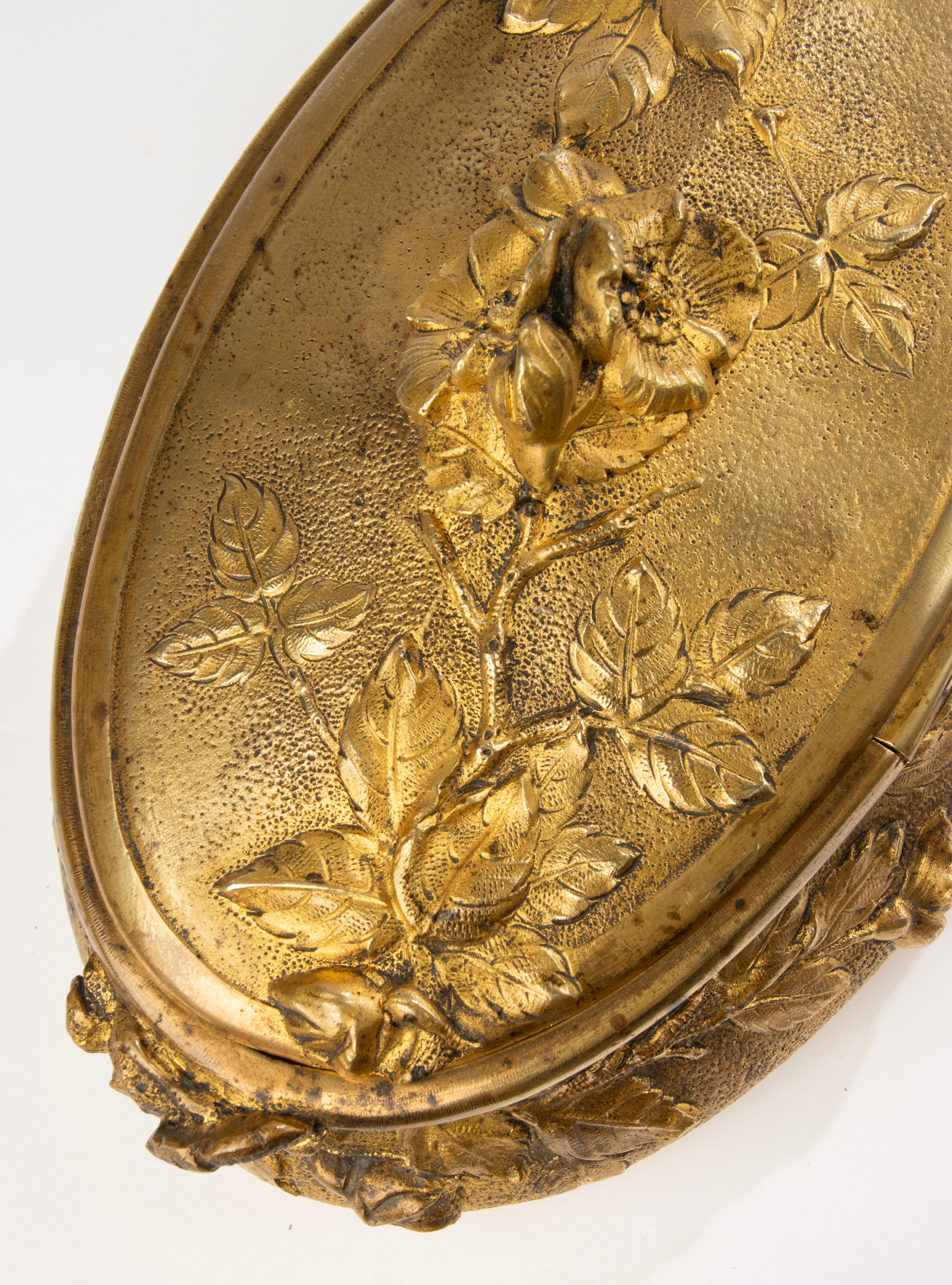19th Century Decorative Box  - Ormolu Gilt Bronze - French Napoleon III For Sale 9