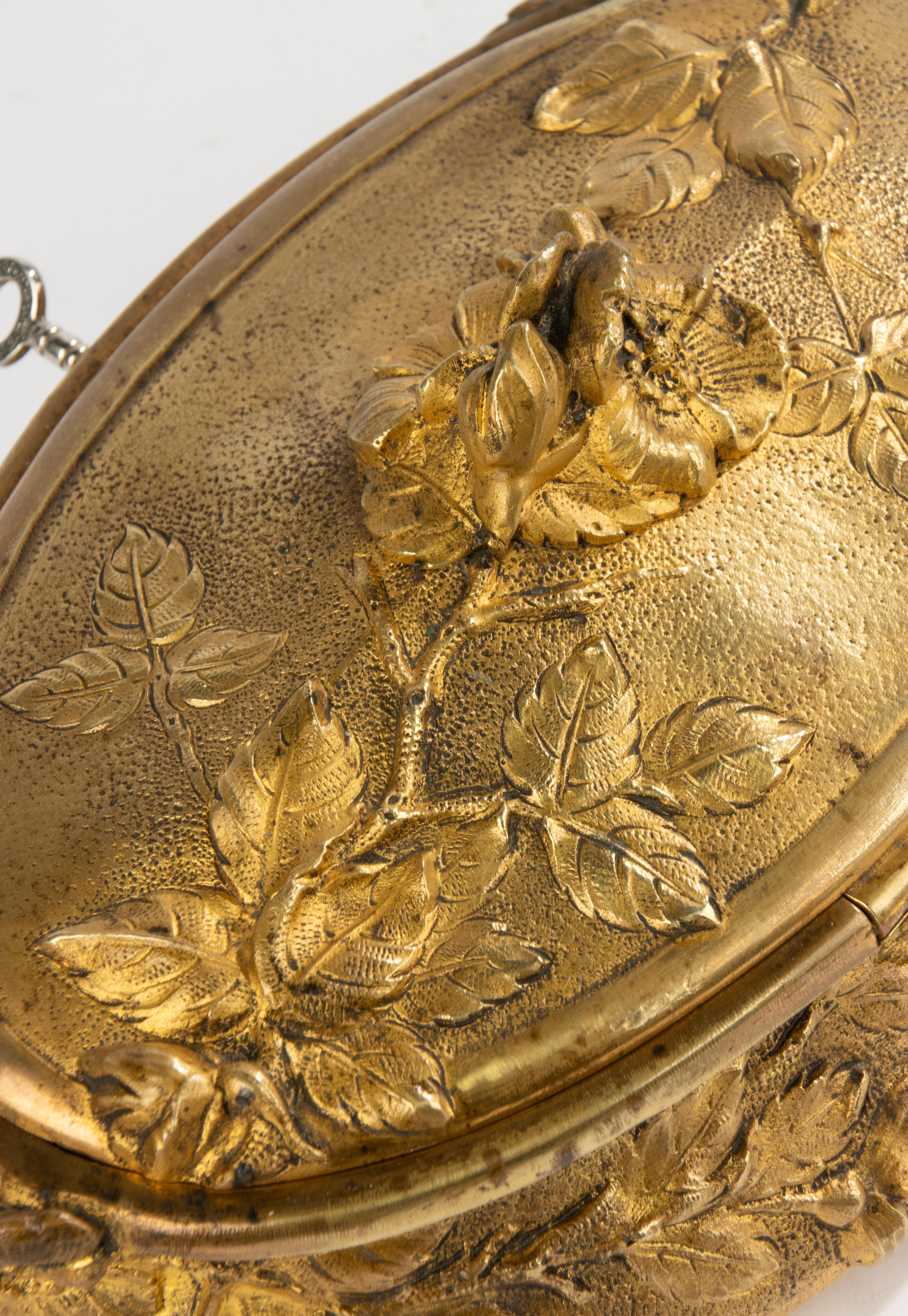 19th Century Decorative Box  - Ormolu Gilt Bronze - French Napoleon III For Sale 3