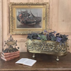 19th Century Decorative Brass Commercial Sign Accessory