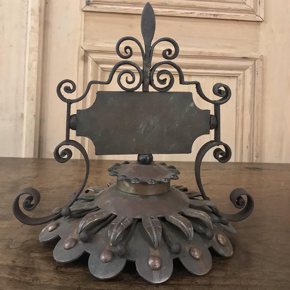 19th Century Decorative Brass Commercial Sign Accessory 1