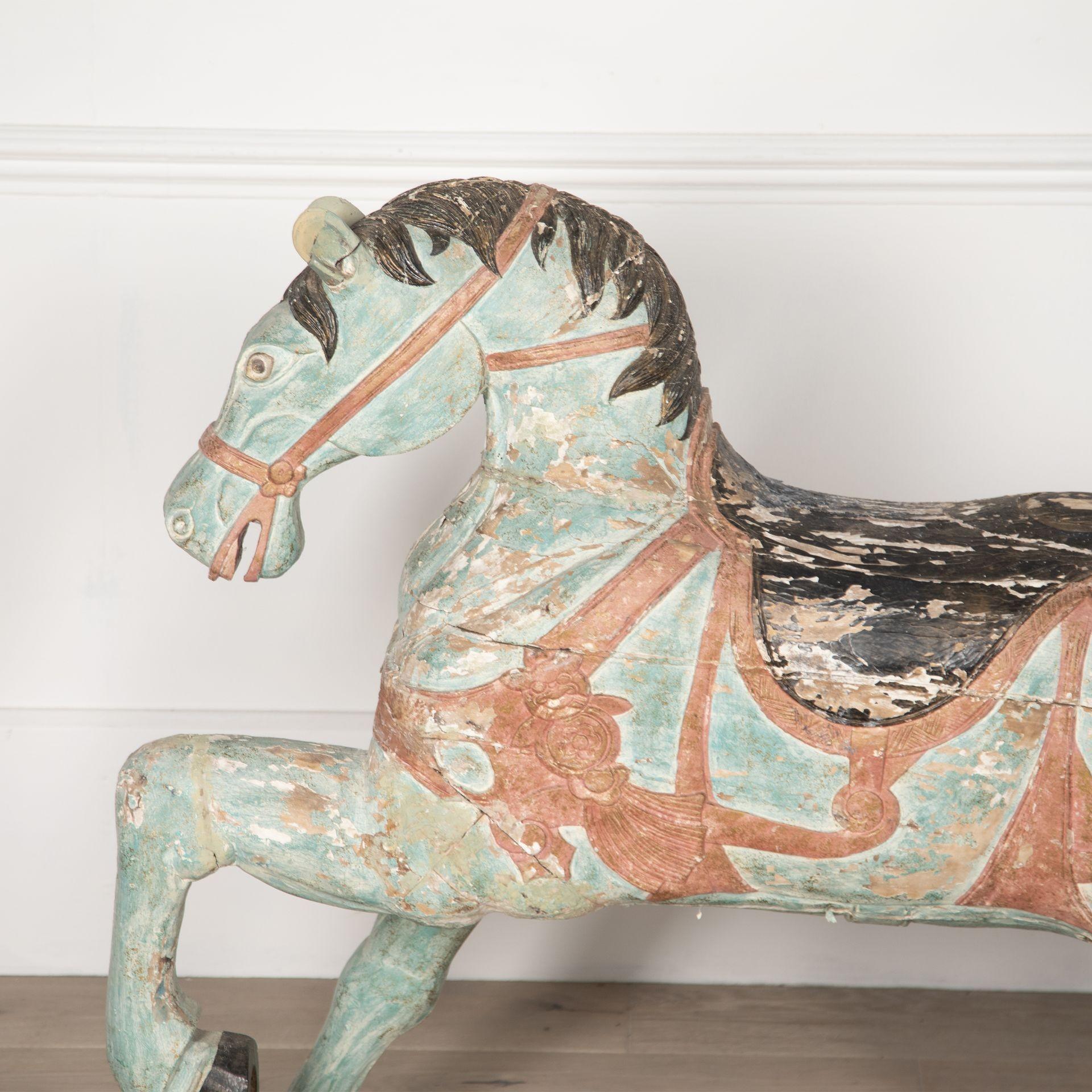 19th Century Decorative Painted Rajasthan Horse In Good Condition For Sale In Gloucestershire, GB