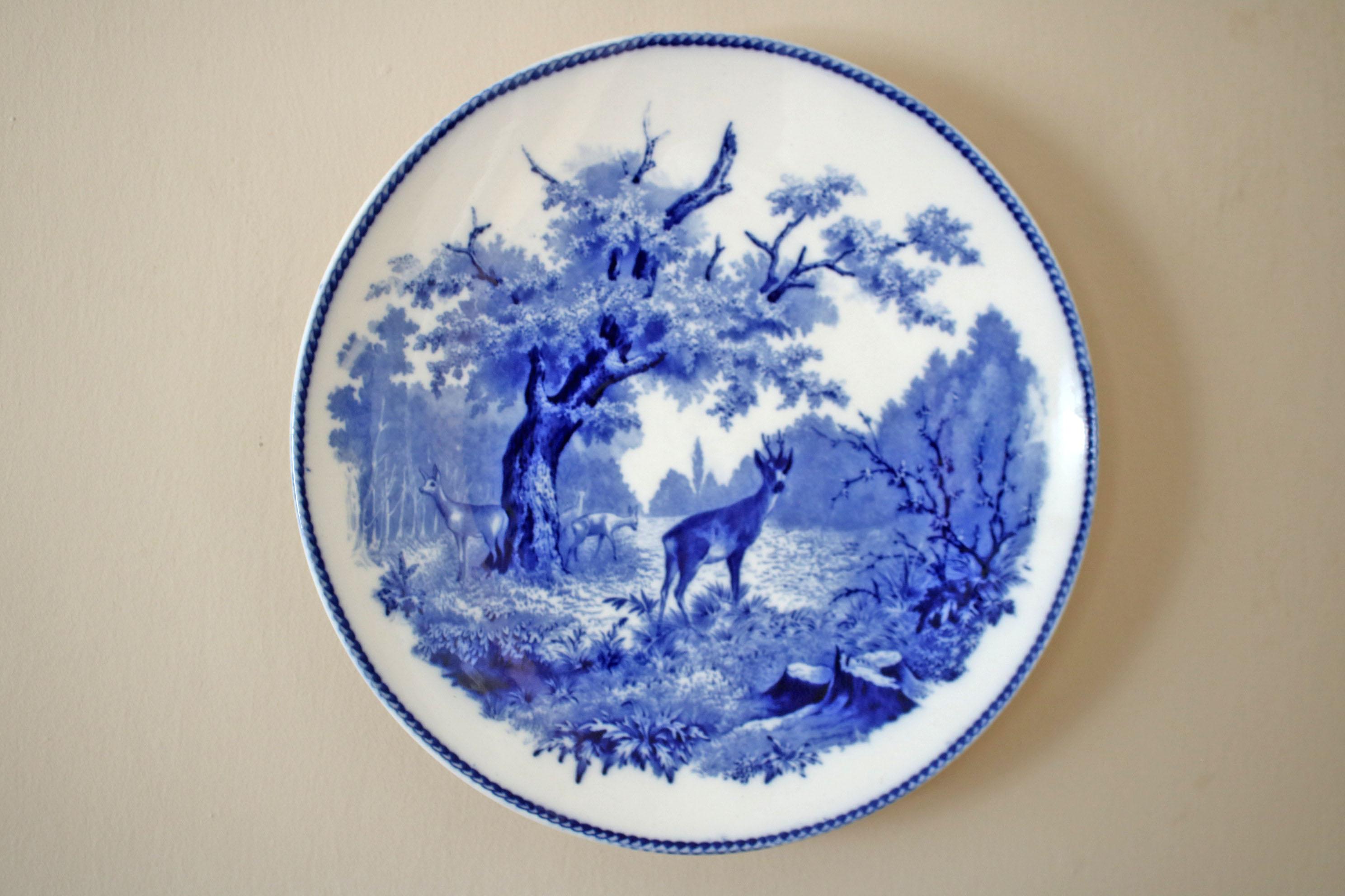 German 19th Century Decorative Plate For Sale