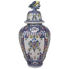 19th Century Delft Faience Ginger Jar